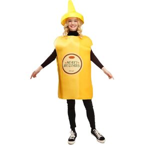 PGOND Unisex Ketchup/Mustard Couple Food Halloween Costume