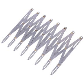 Center Finder Tool, Aluminum Sewing Gauge, Multifunctional Seam Gauge for Sewing, Expandable Center Finder Woodworking from 8 to 80cm for Placing Buttons and Hooks