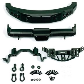 CEN Racing CD0429 Complete Black Bumper Set for F-250 Chassis Front & Rear and H