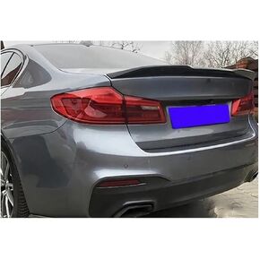 Compatible for BMW 5 Series G30 F90 PRO 2018 2019 ABS Gloss Matte Black Carbon Look Back Wing Lip(DIY Color)