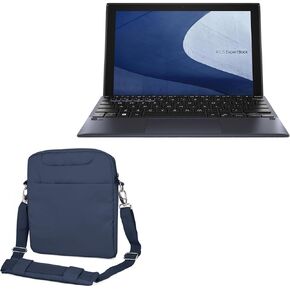 BoxWave Case Compatible with ASUS ExpertBook B3 Detachable (B3000) - Encompass Urban Bag, Over Shoulder Messenger Straps Handle Bag Pockets - Navy