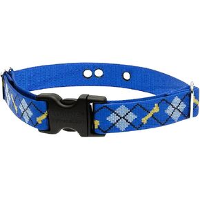 LupinePet Originals 1" Dapper Dog 16-24" Containment Collar Strap for Medium and Larger Dogs