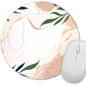Colorful Checkered Mouse Pad Small, Retro Purple Pink Blue Green Mousepad, Cute Aesthetic Mice Pad Portable Kids Mouse Pad, Computer,Laptop, Office Work, Round Mouse Mat, 7.9x7.9 in