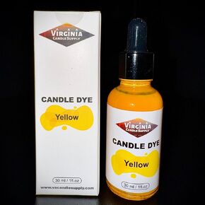 Yellow Liquid Candle Dye Concentrated (1 oz Bottle with Dropper) Soy Candle, Paraffin Wax, Gel Wax, Natural Wax Blends, for Candles, Wax Melts, Snap Bars