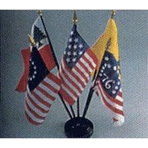 Colonial Series No. 1 5-Flag Desk Table Top Set
