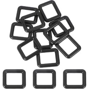 PATIKIL Metal Rectangle Rings Buckle, Zinc Alloy Adjuster Sliders Webbing Strap Fasteners