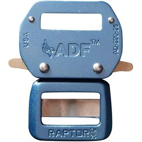 ADF® RAPTOR 1.0" LONG EAR BUCKLE, heavy-duty, extra strength quick-release tactical buckles, Made in USA