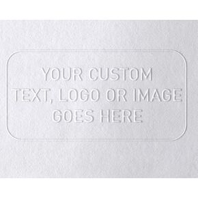 Embosser - Custom Logo Image Seal Embosser Notary Stamp, Book & Library Stamp, Official Business Logo or Image (1 5/8")