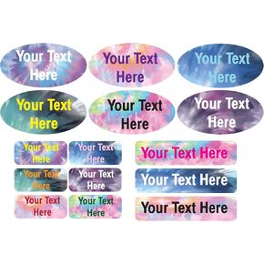 GILBIN 117 Personalized Waterproof Name Labels Personalized with Your Name -Washer & Dryer Safe, School, Camp, Nursing Care, Toys, Organizing
