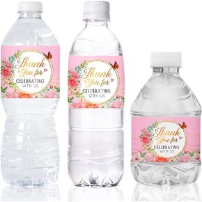 WaaHome Welcome Back to School Water Bottle Labels Decorations, 24pcs Waterproof Back to School Stickers Labels for Bottle Decorations Kindergarten Preschool Teacher Supplies Party Favors