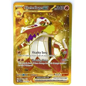 Pokemon - Skeledirge ex 272/193 - Paldea Evolved - Gold Secret Rare Card