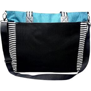 Brooke & Jess Designs Large Work Tote Bags with Pockets for Women - Travel Carry-on Laptop Bag