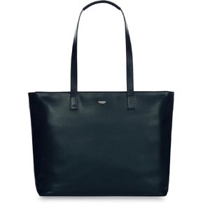 KNOMO Maddox Large Leather Laptop Tote Shoulder Bag Purse,Work Handbag for Women