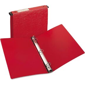 Avery 14803 Hanging Storage Binder, Round Rings, 11 x 8-1/2, 1-Inch Capacity, Red