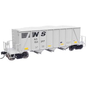 Walthers Proto 920-106045 HO Scale 40' Ortner 100-Ton Open Aggregate Hopper - Ready to Run - Norfolk Southern #153397