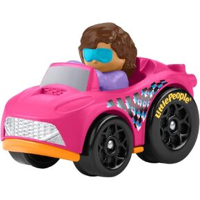 Fisher Price Little People Cars, Pink and Orange Car