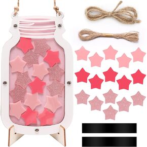 Reward Incentive Jar, Anglecai Stars Incentive Jar for Classroom Magnetic Reward Behavior Chart for People Responsibility Can Behavior Management Tool (Blue)