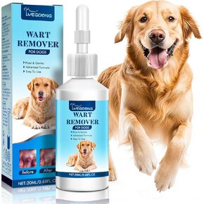 Dog Wart Remover: 20ML Dog SkinTag Removal, Natural Dog Wart Removal Treatment, Rapidly Eliminates Dog Warts & Dog Skin Tags - Fast Acting & Effective, No Harm & Pain-Free (20ML)