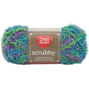 Red Heart Scrubby Yarn-Capri