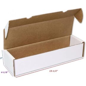 BCW Single Row Gaming Card Storage Box - 1 Pack | 1000 Count Holder Box | Corrugated Paper Cardboard Holder | Card Storage Box For Bulk CCG Collection Organization