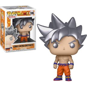 Funko Son Goku [Ultra Instinct]: Dragonball Super x POP! Animation Vinyl Figure & 1 PET Plastic Graphical Protector Bundle [#386 / 31633 - B]