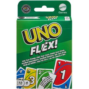 UNO Flex Card Game, Fun Games for Adult And Party Game Night, 2 To 6 Players​