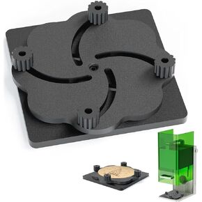 Adjustable Self-Centering Fixture Fit for xTool F1, Keeps Items Stable Always Centered, Sturdy & Durable