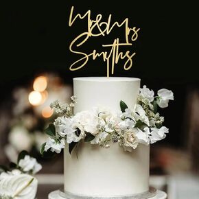 Wedding Cake Toppers, Wedding Cake Toppers Bride and Groom, Custom Cake Topper, Customize Your Own Anniversary Mr and Mrs Cake Topper,Rustic cake topper,Date wedding Cake topper.Wooden Cake topper