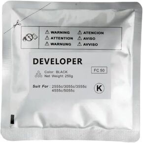 Compatible FC50 Developer Powder 250G for E 2555C 3555C 4555C 3055C 1PC(Y)