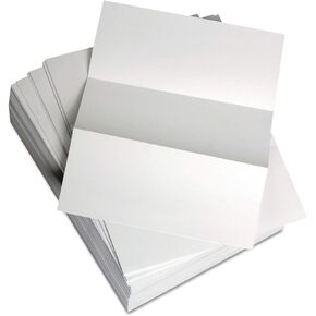 Lettermark Custom Cut-Sheet Copy Paper, 92 Bright, Micro-Perforated Every 3.66-inch, 24lb, 8.5 x 11, White, 500/Ream (8835)