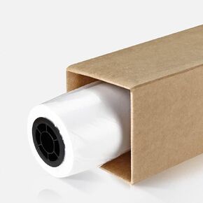 Plotter Paper Direct (36lb, Coated | 1 Roll, 2" Core | 24 In x 100 Ft) for CAD Printing on Wide Format Ink Jet Printers