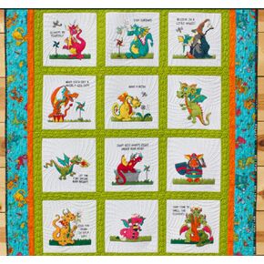The Whole Country Caboodle Whirly-Gig Dragon Embroidery-USB Pattern