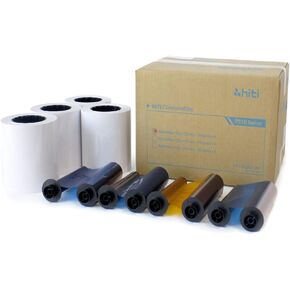 HiTi P510 4x6" Ribbon and Paper Case, 4x 330 Sheet Rolls (1320 Total Prints)