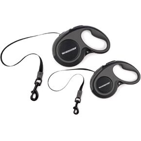 Winchester Pet Tangle-Free Retractable Dog Leash 16 ft, One Handed Brake, for Large Dogs up to 110 Pounds, Blue