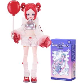 CALEMBOU BJD Blind Box, Eve Lynna Series 18cm Ball Jointed Doll, Cute Dress Up Doll with Joints, Collection Action Figure Toys, Gift for Girls Boys (Eve Lynna-1box)