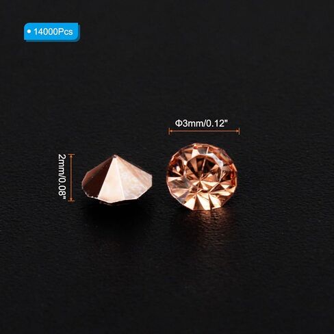 PATIKIL 14000Pcs Wedding Table Scatter Confetti Crystals 3mm Acrylic Diamonds Vase Fillers Gems for Table Centerpiece Decorations Bridal Shower Party, Black in Kuwait