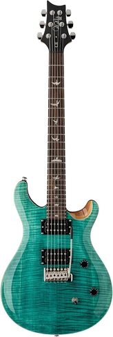 جيتار كهربائي PRS 6 String SE CE 24، برتقالي دموي مع حقيبة جيجا، يمين، (112888::BR :) in Saudi Arabia