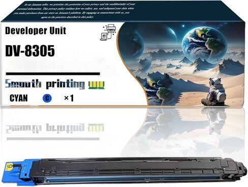 Replacement Parts Developer Unit DV-8305 Compatible with Copystar CS3050ci CS3051ci CS3550ci CS3551ci Printers, Contains Chip and Clear Printing (1 Pack Yellow) in Kuwait