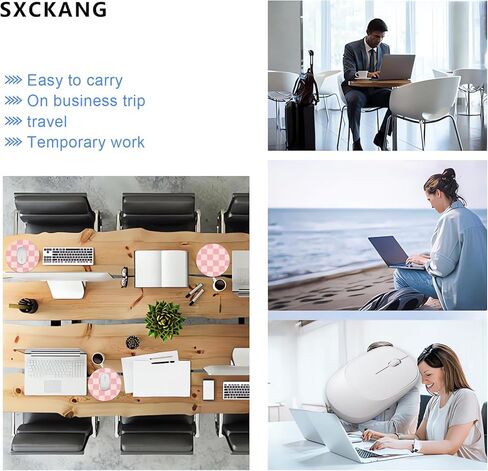 Colorful Checkered Mouse Pad Small, Retro Purple Pink Blue Green Mousepad, Cute Aesthetic Mice Pad Portable Kids Mouse Pad, Computer,Laptop, Office Work, Round Mouse Mat, 7.9x7.9 in in Kuwait