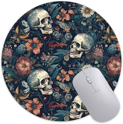 Desk Pad, Retro Colored Checkered Round Gaming Mouse Pad,Non-Slip Rubber Base Desk Mat with Stitched Edge,Small Mousepads for Laptop Computer 8.6x8.6Inch in Saudi Arabia