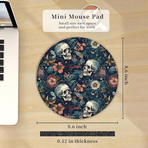 Desk Pad, Retro Colored Checkered Round Gaming Mouse Pad,Non-Slip Rubber Base Desk Mat with Stitched Edge,Small Mousepads for Laptop Computer 8.6x8.6Inch in Saudi Arabia