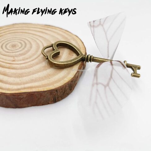 Makhry Mixed 30 Antique Style Vintage Skeleton Keys Heart Shaped Key Craft Keys for Decoration Wedding Party Antique Charms(Antique Bronze) in Saudi Arabia