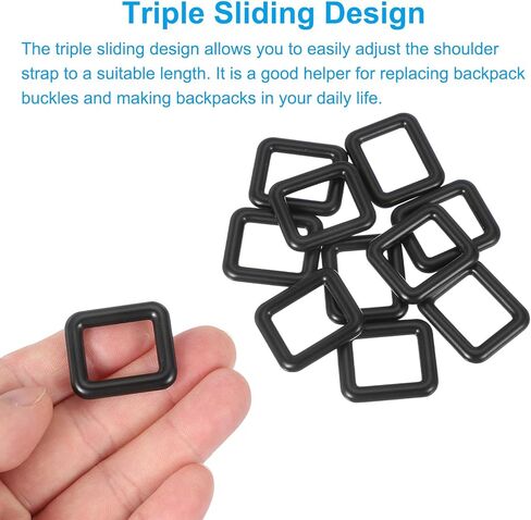 حلقات Batikil Metal Rectangle Buckle ، شرائح حزام حزام من سبيكة الزنك in Kuwait