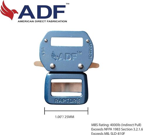 ADF® Raptor 1.0 "مشبك الأذن الطويل ، الشقوق ، الإضافية قوة تكتيكية السرعة ، مصنوعة في الولايات المتحدة الأمريكية in Saudi Arabia