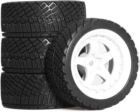 OD 2.67 "1/10 RC على الطرق الراغاف و RIM RIM من النايلون المعززة من نايلون حافة 12 مم من RC 1/10 RC على الطريق سيارات HSP HPI Tamiya Kyosho TT01 TT02 XV01 WRC RACE TIRES W181 (W181 WITHY) in Kuwait