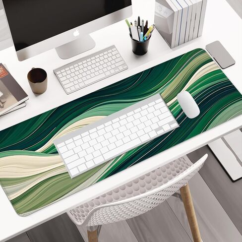 Abstract Purple Hearts Gaming Mouse Pad, Extended Large Desk Mat, Computer Keyboard Laptop Mousepad for Work and Office, XL in Kuwait