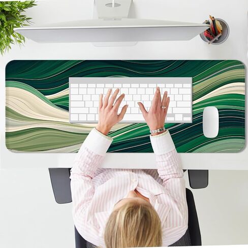 Abstract Purple Hearts Gaming Mouse Pad, Extended Large Desk Mat, Computer Keyboard Laptop Mousepad for Work and Office, XL in Kuwait