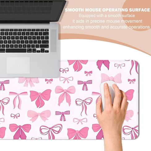 ملخص Purple Hearts Gaming Mouse Pad ، حصيرة مكتب كبيرة ممتدة ، كمبيوتر مفتاح الكمبيوتر المحمول Mousepad للعمل والمكاتب ، XL in Kuwait