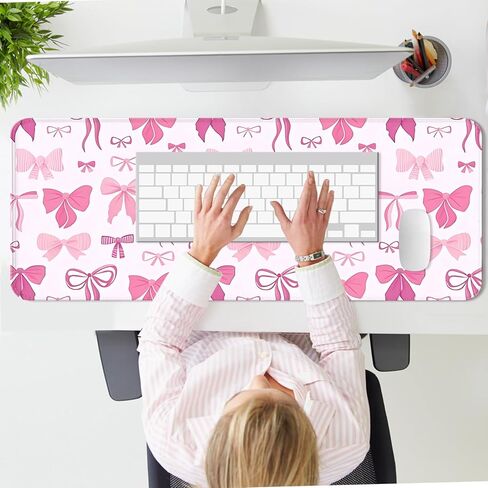 ملخص Purple Hearts Gaming Mouse Pad ، حصيرة مكتب كبيرة ممتدة ، كمبيوتر مفتاح الكمبيوتر المحمول Mousepad للعمل والمكاتب ، XL in Kuwait