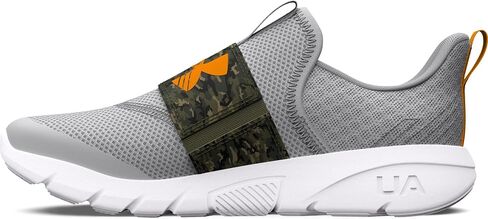 Under Armour Boy's Flash (الطفل الكبير) أسود/رمادي عصري/أبيض 4 Big Kid M in Saudi Arabia
